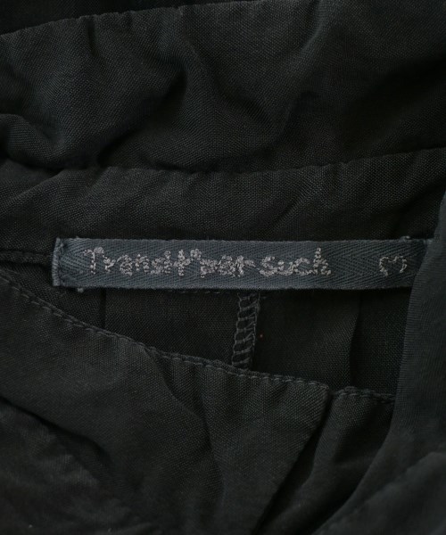 TRANSIT PAR-SUCH（トランジットパーサッチ）シャツワンピース 黒 サイズ:F レディース/2200619930059