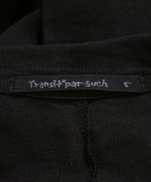 TRANSIT PAR-SUCH（トランジットパーサッチ）テーラードジャケット 黒 サイズ:1(S位) レディース/2200702146060