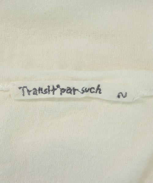 TRANSIT PAR-SUCH（トランジットパーサッチ）ニット・セーター 白 サイズ:2(M位) レディース/2200717214068