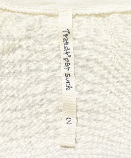 TRANSIT PAR-SUCH（トランジットパーサッチ）Tシャツ・カットソー 白 サイズ:2(M位) レディース/2200683317053