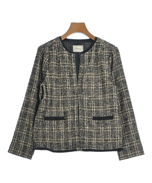 Espeyrac(エスペラック)ノーカラージャケット ベージュ サイズ:-(L位)/2200670345021