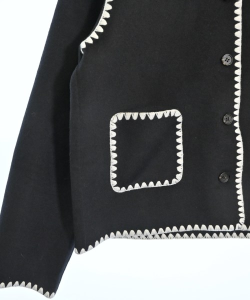 Rails（レイルズ）ノーカラージャケット 黒 サイズ:M レディース/2200633067021