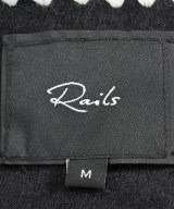 Rails（レイルズ）ノーカラージャケット 黒 サイズ:M レディース/2200633067021