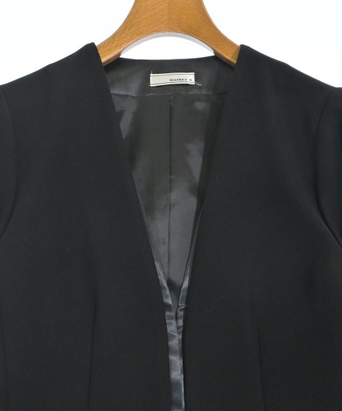 BEATRICE（ベアトリス）ノーカラージャケット 黒 サイズ:38(M位) レディース/2200626288044