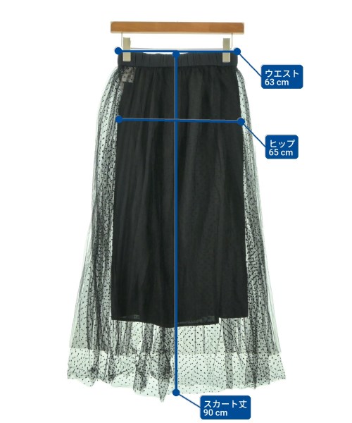 BEATRICE（ベアトリス）ロング・マキシ丈スカート 黒 サイズ:36(S位) レディース/2200614714494