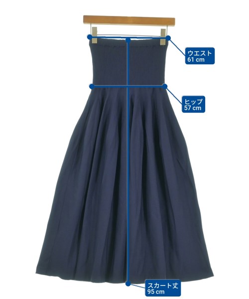 BEATRICE（ベアトリス）ロング・マキシ丈スカート 紺 サイズ:38(M位) レディース/2200622927022