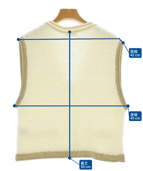 BEATRICE（ベアトリス）ベスト/ノースリーブ 白 サイズ:38(M位) レディース/2200674850026