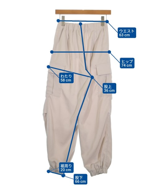 BEATRICE（ベアトリス）カーゴパンツ 白 サイズ:36(S位) レディース/2200658606021