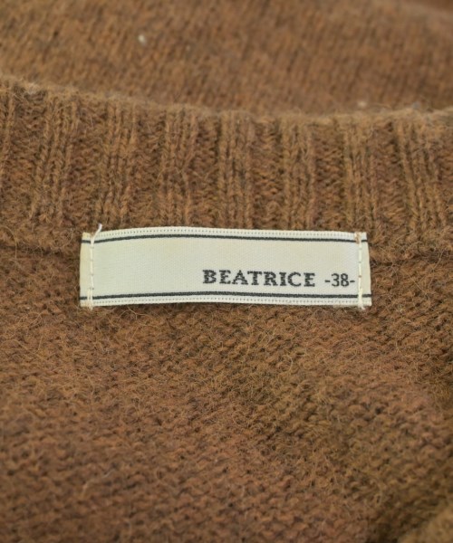 BEATRICE（ベアトリス）ニット・セーター 茶 サイズ:38(M位) レディース/2200652129052