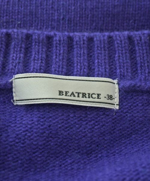 BEATRICE（ベアトリス）ニット・セーター 紫 サイズ:38(M位) レディース/2200700898046