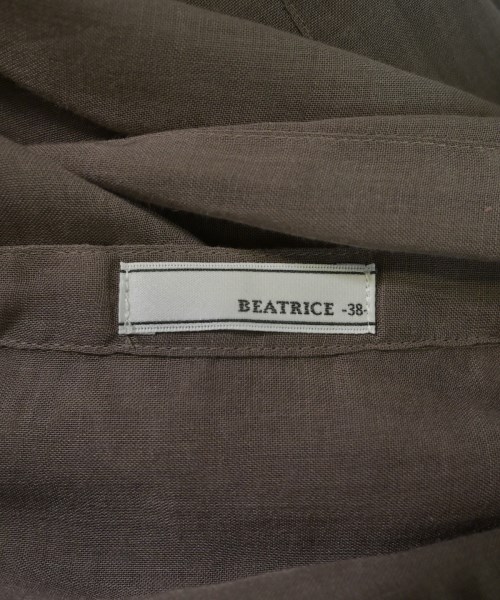 BEATRICE（ベアトリス）シャツワンピース 茶 サイズ:38(M位) レディース/2200698088269