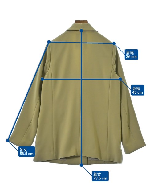 BEATRICE（ベアトリス）テーラードジャケット 緑 サイズ:38(M位) レディース/2200666104045