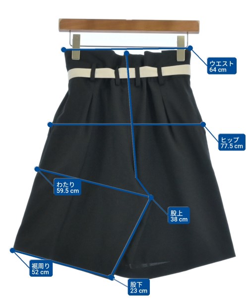 BEATRICE（ベアトリス）ショートパンツ 黒 サイズ:36(S位) レディース/2200713994070