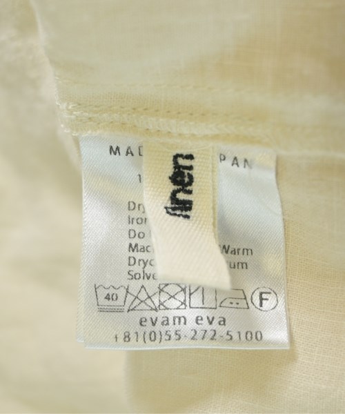 evam eva（エヴァムエヴァ）カジュアルシャツ 白 サイズ:F レディース/2200621412017