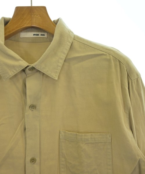 evam eva（エヴァムエヴァ）カジュアルシャツ ベージュ サイズ:F メンズ/2200613363174