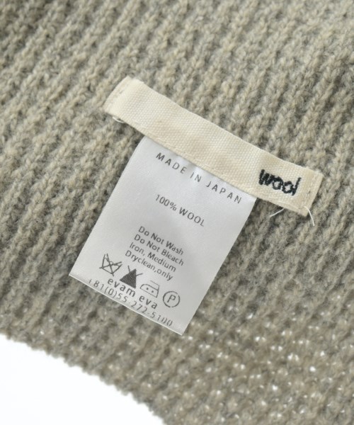 evam eva（エヴァムエヴァ）マフラー グレー サイズ:- レディース/2200655734086