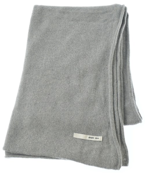 evam eva(エヴァムエヴァ)マフラー グレー サイズ:-/2200658170140