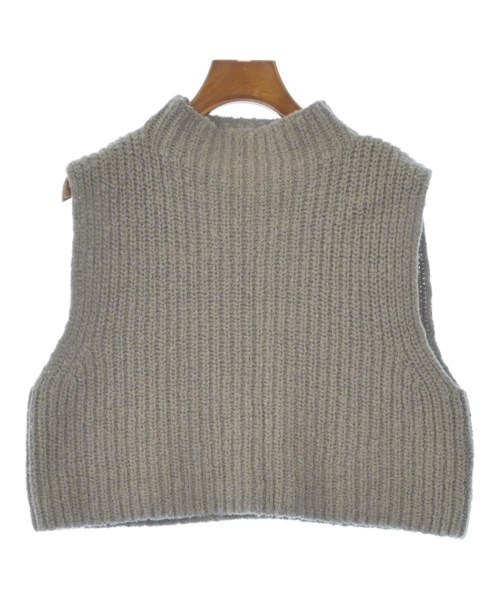 evam eva(エヴァムエヴァ)ベスト/ノースリーブ グレー サイズ:M/2200640343057