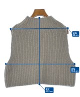 evam eva（エヴァムエヴァ）ベスト/ノースリーブ グレー サイズ:M レディース/2200640343057