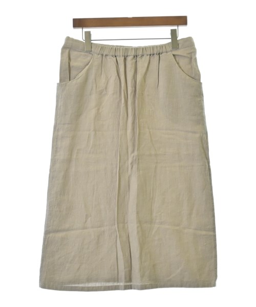 evam eva（エヴァムエヴァ）ロング・マキシ丈スカート ベージュ サイズ:1(S位) レディース/2200576308298