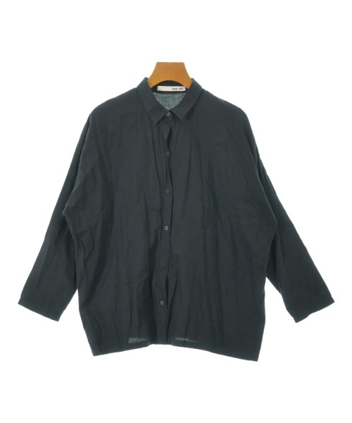 evam eva(エヴァムエヴァ)カジュアルシャツ 黒 サイズ:F/2200643076235