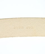 evam eva（エヴァムエヴァ）ベルト 白 サイズ:- レディース/2200702704192