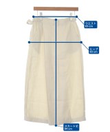 evam eva（エヴァムエヴァ）ロング・マキシ丈スカート 白 サイズ:-(M位) レディース/2200668652025