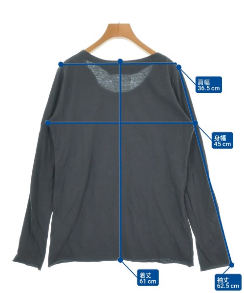 evam eva（エヴァムエヴァ）Tシャツ・カットソー グレー サイズ:2(M位) レディース/2200724916153
