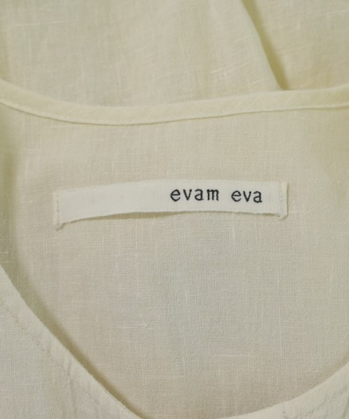 evam eva（エヴァムエヴァ）シャツワンピース 白 サイズ:F レディース/2200691494081
