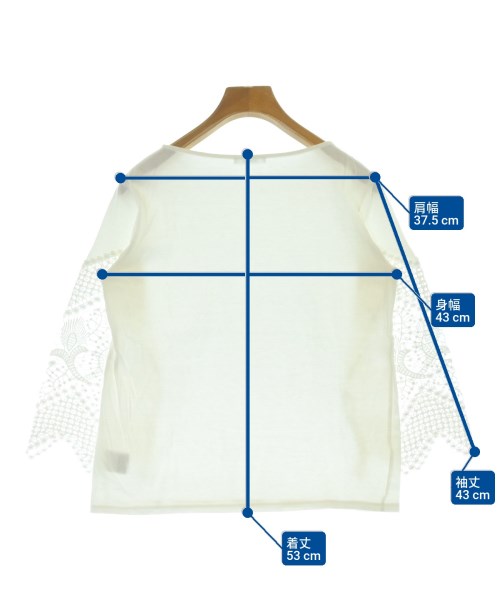 ELFORBR（エルフォーブル）Tシャツ・カットソー 白 サイズ:M レディース/2200645934069