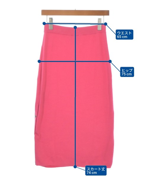 SEMI-COUTURE（セミクチュール）ロング・マキシ丈スカート ピンク サイズ:M レディース/2200666529114