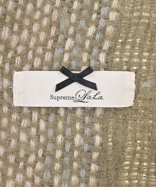 Supreme.La.La.（シュプリームララ）マフラー 茶 サイズ:- レディース/2200608942094