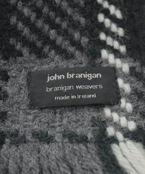 john branigan（ジョンブラニガン）マフラー 黒 サイズ:- レディース/2200642424037