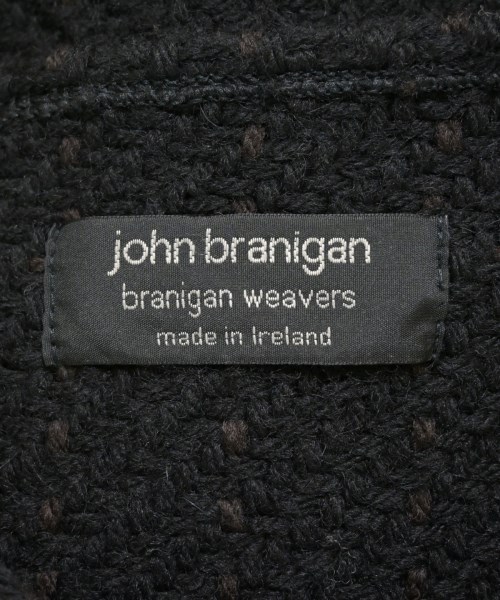 john branigan（ジョンブラニガン）ノーカラージャケット 黒 サイズ:F レディース/2200706998023