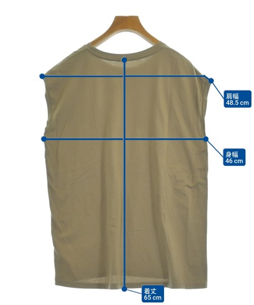 MUSE de Deuxieme Classe（ミューズドゥドゥーズィーエムクラス）ノースリーブ ベージュ サイズ:F レディース/2200612633162