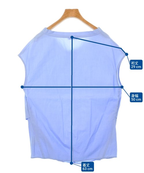 MUSE de Deuxieme Classe（ミューズドゥドゥーズィーエムクラス）ブラウス 青 サイズ:F レディース/2200633499358