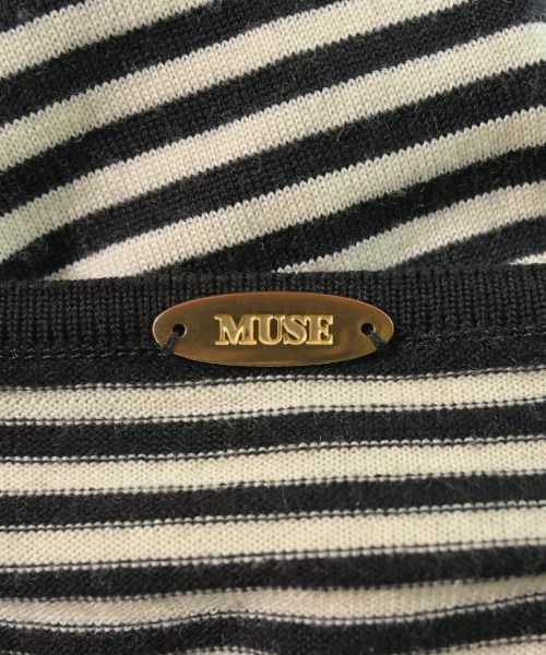 MUSE de Deuxieme Classe（ミューズドゥドゥーズィーエムクラス）ニット・セーター 黒 サイズ:36(S位) レディース/2200636041042