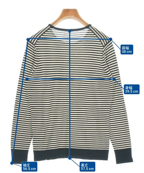 MUSE de Deuxieme Classe（ミューズドゥドゥーズィーエムクラス）ニット・セーター 黒 サイズ:36(S位) レディース/2200636041042