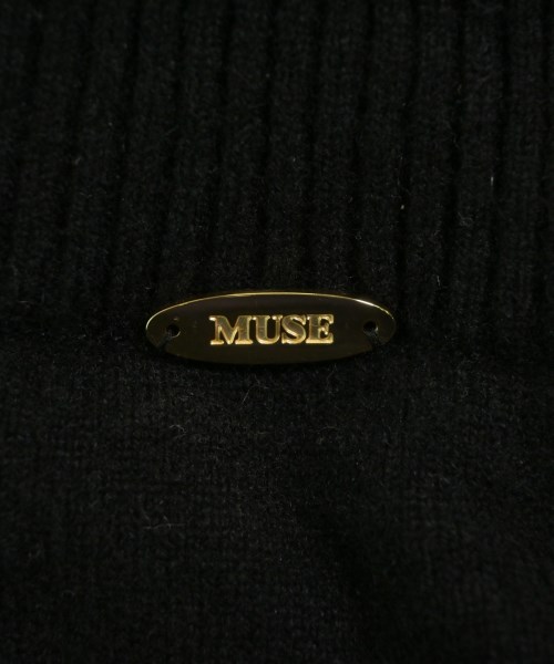 MUSE de Deuxieme Classe（ミューズドゥドゥーズィーエムクラス）ニット・セーター 黒 サイズ:F レディース/2200636127029