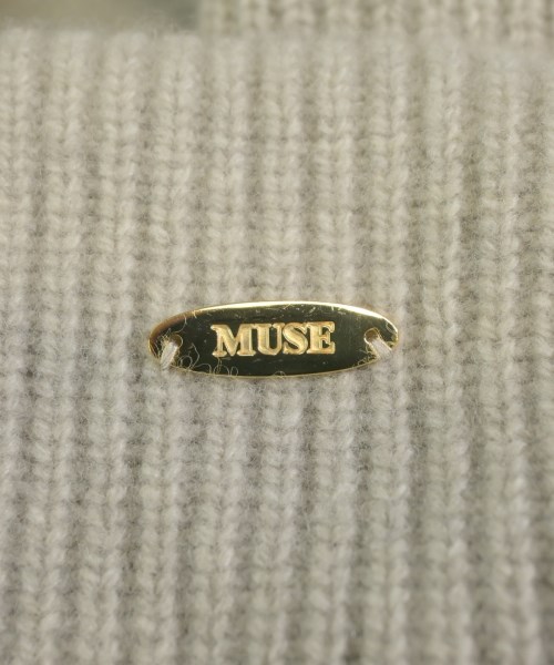 MUSE de Deuxieme Classe（ミューズドゥドゥーズィーエムクラス）ニット・セーター ベージュ サイズ:F レディース/2200630476024