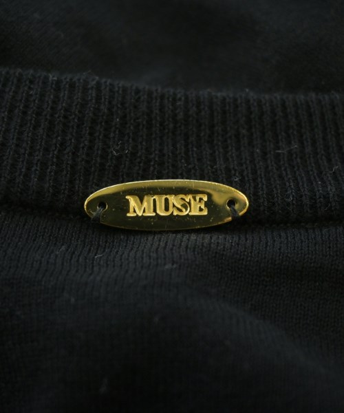 MUSE de Deuxieme Classe（ミューズドゥドゥーズィーエムクラス）ニット・セーター 黒 サイズ:F レディース/2200634745041