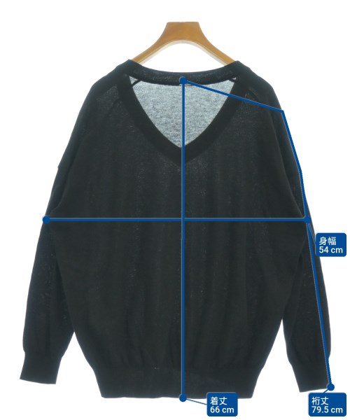 MUSE de Deuxieme Classe（ミューズドゥドゥーズィーエムクラス）ニット・セーター 黒 サイズ:F レディース/2200634745041