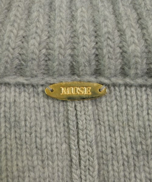 MUSE de Deuxieme Classe（ミューズドゥドゥーズィーエムクラス）ニット・セーター グレー サイズ:F レディース/2200636369115