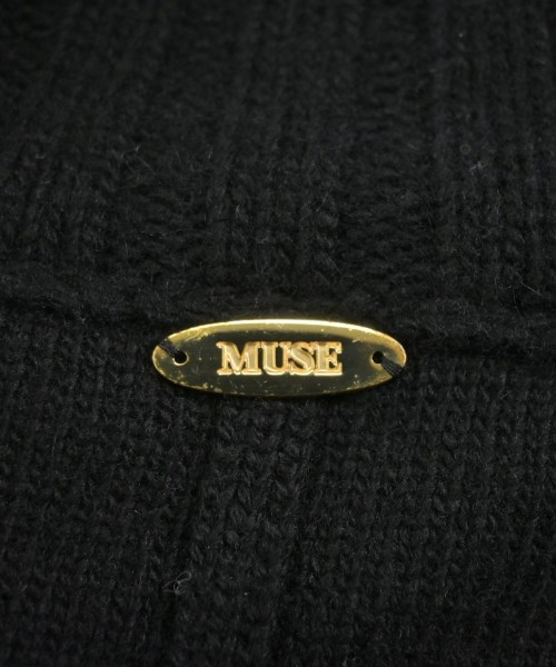 MUSE de Deuxieme Classe（ミューズドゥドゥーズィーエムクラス）ニット・セーター 黒 サイズ:F レディース/2200637816052