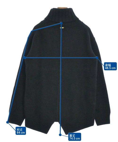 MUSE de Deuxieme Classe（ミューズドゥドゥーズィーエムクラス）ニット・セーター 黒 サイズ:F レディース/2200635844040