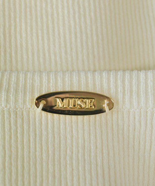 MUSE de Deuxieme Classe（ミューズドゥドゥーズィーエムクラス）ニット・セーター 白 サイズ:-(S位) レディース/2200625142057
