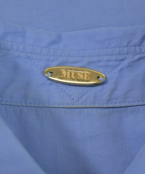 MUSE de Deuxieme Classe（ミューズドゥドゥーズィーエムクラス）カジュアルシャツ 青 サイズ:-(M位) レディース/2200638617023