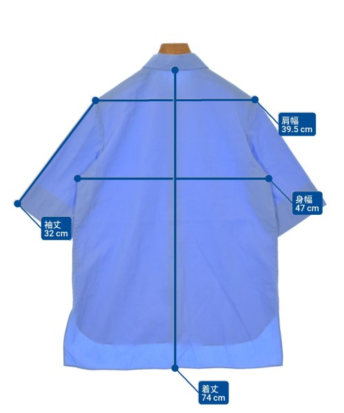 MUSE de Deuxieme Classe（ミューズドゥドゥーズィーエムクラス）カジュアルシャツ 青 サイズ:-(M位) レディース/2200638617023