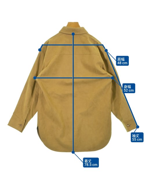 MUSE de Deuxieme Classe（ミューズドゥドゥーズィーエムクラス）カジュアルシャツ ベージュ サイズ:F レディース/2200635158031