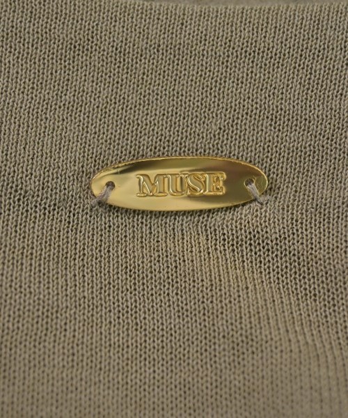 MUSE de Deuxieme Classe（ミューズドゥドゥーズィーエムクラス）カーディガン ベージュ サイズ:F レディース/2200635158109